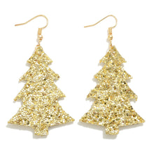 Load image into Gallery viewer, Glitter Tree Earrings
