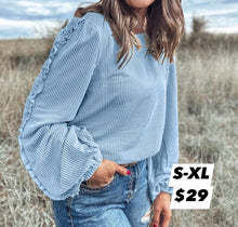 Load image into Gallery viewer, Blue Honey Top
