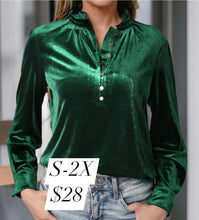 Load image into Gallery viewer, Velvet tops

