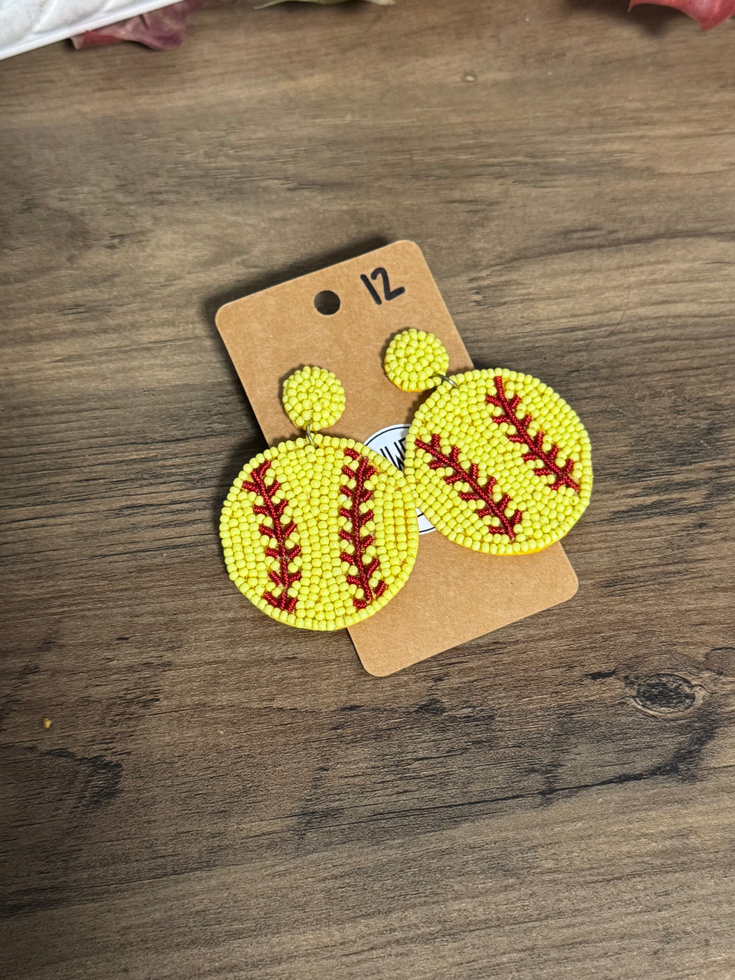 Softball Earrings