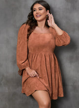 Load image into Gallery viewer, Orange Suede Dress
