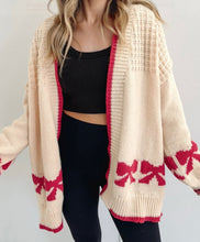 Load image into Gallery viewer, Little Bow Cardi ❤️
